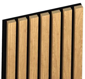 Akustinė dailylentė Foge Saragossa oak, 280 cm x 30 cm x 2.1 cm