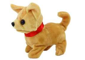 Interaktyvus žaislas šuo Lean Toys Cute 17597, 16 cm, ruda sp.