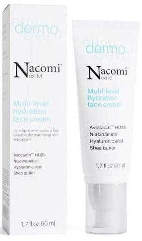 Sejas krēms Nacomi Dermo Multi-Level Hydration, 50 ml