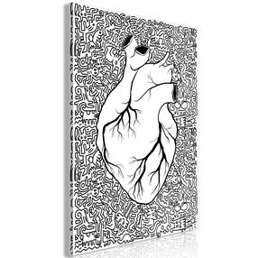 Reprodukcija Artgeist Clean Heart MDF02, 20 cm x 30 cm