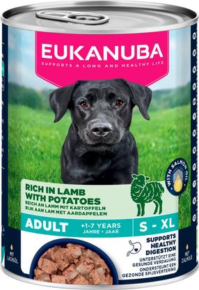 Šlapias šunų maistas Eukanuba, ėriena/bulvės, 0.4 kg