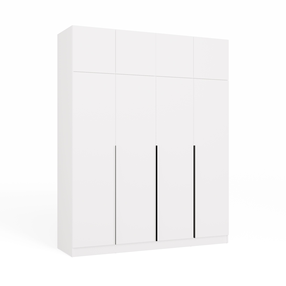 Skapis Senso 4D, balts krās., 56.5 cm x 200 cm x 250 cm