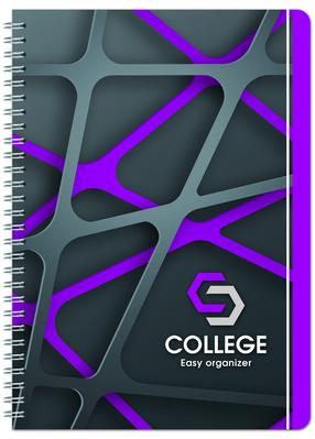 Piezīmju grāmatiņa Lastva COLLEGE, rūtiņu, B5, 150 lapas, (krāsa/dizains tiek izvēlēts nejauši)