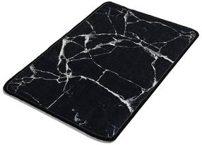 Vannitoa põrandamatt Foutastic Marble 359CHL1740, must v., 60 cm x 40 cm