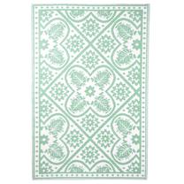 Stovyklavimo kilimėlis VLX Esschert Design 433913, balta sp./žalia sp., 182 x 122 cm