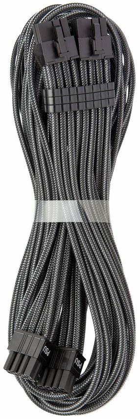 Kabelis Cablemod C-Series Pro ModMesh Bridged Connection 8-pin PCIe, 8 pin, 0.6 m, juoda sp.