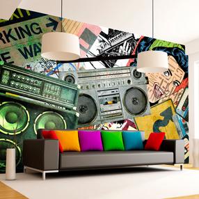 Fototapetas Artgeist Graffiti Girl, 245 cm x 245 cm