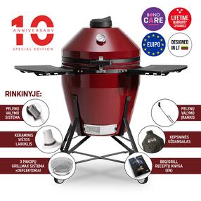 Гриль Kamado Bono GRANDE EVO 25, красный цв., 64 см