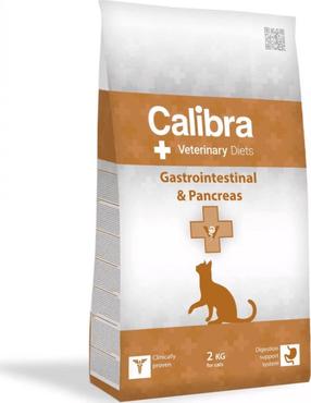Kuiv kassitoit Calibra Veterinary Diets Gastrointestinal & Pancreas, 2 kg
