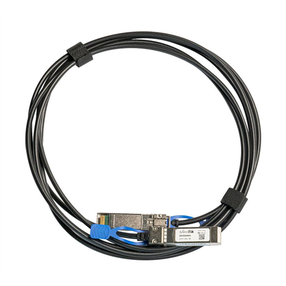 Võrgukaabel MikroTik XS+DA0001, 1 m, must v.