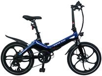 Velosipēds elektriskie Blaupunkt, 20 ", 24" rāmis, zila krās./melna krās.