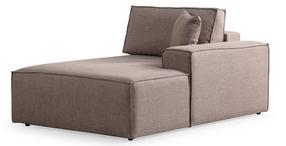 Kampinė sofa - lova Atelier Del Sofa Pirlo, ruda sp., dešininė, 260 x 100 cm x 88 cm