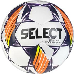 Futbola bumba Select Brillant, 4 izmērs, balta krās./oranža krās.