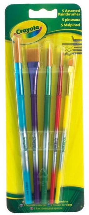 Pintsel Crayola, naturaalsed, 5 tk
