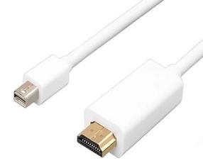 Laidas Savio DisplayPort Mini - HDMI CL-83 Mini DisplayPort, HDMI, 1.8 m, balta sp.