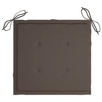 Kėdžių pagalvėlė VLX Garden Chair Cushions 47595, tamsiai ruda sp., 40 cm x 40 cm, 4 vnt.