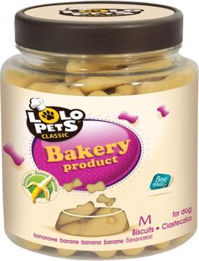 Skanėstas šunims Lolo Pets Classic Bakery Biscuits, bananas, 0.21 kg