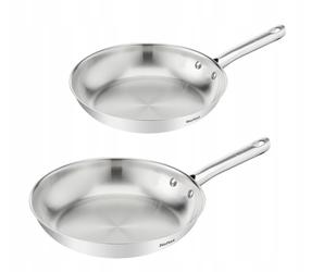 Pannu komplekts Tefal Duetto On B866S234, Ø 28 cm, nerūsējošais tērauds