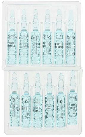 Ampulė plaukams Salerm Gray Cover, 12 vnt., 5 ml