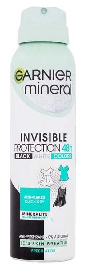 Kūno dezodorantas Garnier Mineral Invisible Protection Fresh Aloe, 150 ml