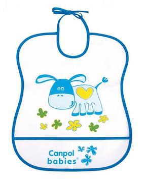 Детский нагрудник Canpol Babies Soft 2/919, пластик, 0 мес.