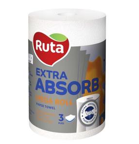 Popierinis rankšluostis Rūta Extra Absorb, 3 sl