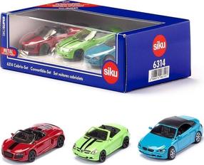  Набор игрушечных машин Siku Cabrio 6314, многоцветный