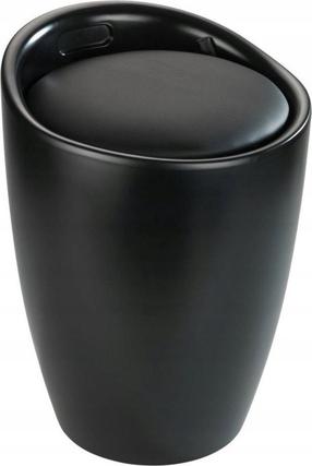 Skalbinių dėžė Wenko Candy 2in1, 20 l, juoda sp., 36 cm x 36 cm x 50 cm