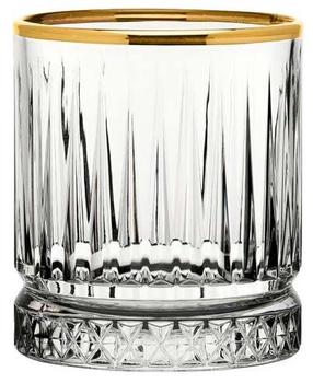Viskija glāžu komplekts Utopia Elysia Gold, stikls, 0.355 l, 4 gab.