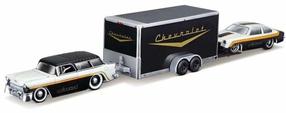 Rotaļu transportlīdzekļu komplekts Maisto Design Chevrolet ZA5863, 1:64, balta krās./melna krās.