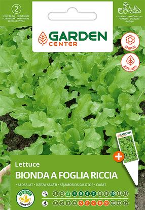 Sēklas Garden Center, salāti BIONDA A FOGLIA RICCIA GREEN, 2 g