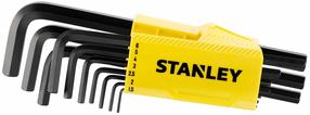 Набор шестигранных ключей Stanley 1.5-10 mm 89-904, шестигранная, 9 шт.
