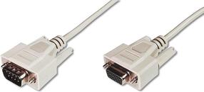 Kabelis Assmann AK-610203-050-E DSUB / DSUB DSUB 9-pin, DSUB 9-pin, 5 m, šviesiai ruda sp.