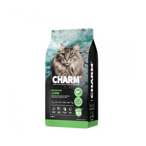 Sausā kaķu barība Charm Grass Fed, jēra gaļa, 2 kg