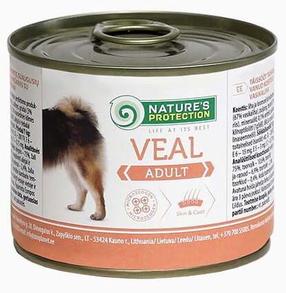Märg koeratoit Nature’s Protection Veal, vasikaliha, 0.2 kg