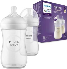 Buteliukų rinkinys Philips Avent Natural Response, 260 ml, 1 mėn., balta sp.