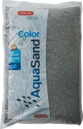 Gruntas Zolux AquaSand Color 346102, 1 kg, pilka sp.