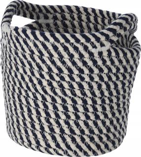 Korv, esemete hoidmiseks Home Styling Collection KR2800060, valge v./must v., 13 x 13 x 13 cm