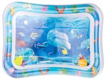 Pripučiamas vandens kilimėlis RoGer Mini Baby Dolphin, 62 cm x 45 cm, mėlyna sp./balta sp.