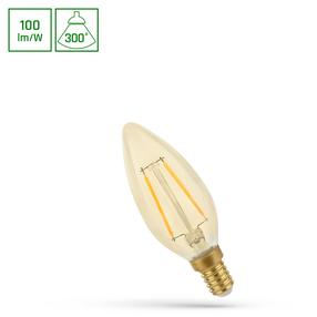 Lemputė Spectrum LED, B35, 2400 °K, E14, 4.9 W, 490 lm