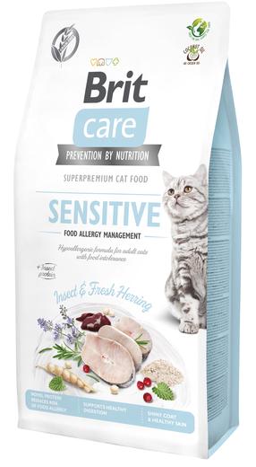 Sausas kačių maistas Brit Care Sensitive Adult, žuvis, 0.4 kg