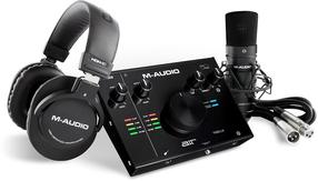 Audio interfeiss M-Audio Air 192|4 Vocal Studio Pro, melna krās.