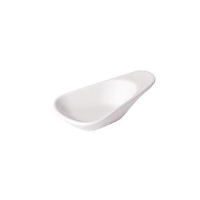 Padažinė Domoletti, 10.5 cm x 7.2 cm x 3.8 cm, Ø 7.2 cm, balta sp., porcelianas