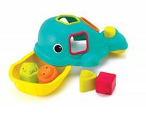 Lavinimo žaislas B-kids Bath sorter Whale, įvairių spalvų, 6 vnt.
