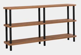 Pastatoma lentyna Kalune Design Raca 688DRA1209, juoda sp./pušies sp, 74.9 cm x 150 cm x 35 cm