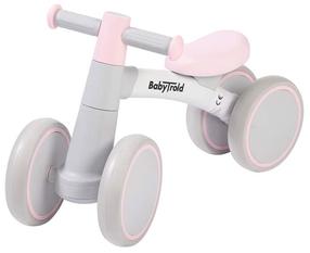 Paspiriamas dviratis BabyTrold Roller, rožinė sp.