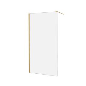 Стенка для душа Masterjero SN-0009, 100 см x 200 см, золотой цв./закаленный