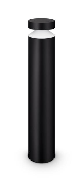 Pastatomas lauko šviestuvas Philips Laven, 6W, LED, IP44, juoda sp., 10 cm x 50 cm