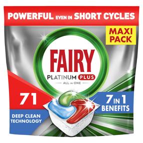 Таблетки для посудомоечной машины Fairy Platinum Plus, 71 шт.
