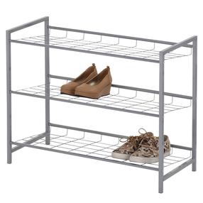 Apavu plaukts Domoletti GC2937-3, pelēka krās., 80 cm x 30 cm x 60 cm